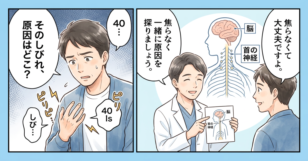 手のしびれの原因は脳の病気?危険なサインの見分け方と受診の目安