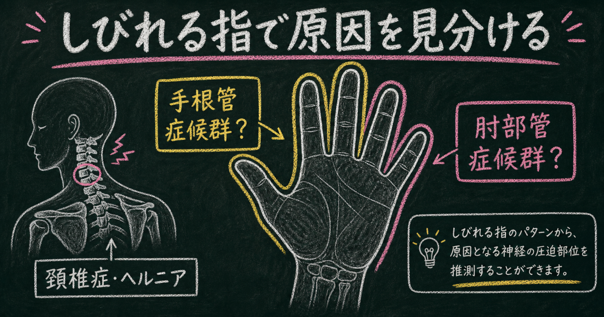 まず確認したい、手のしびれで救急を考えるサイン