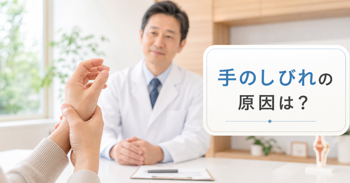 手のしびれの原因は脳の病気？危険なサインの見分け方と受診の目安