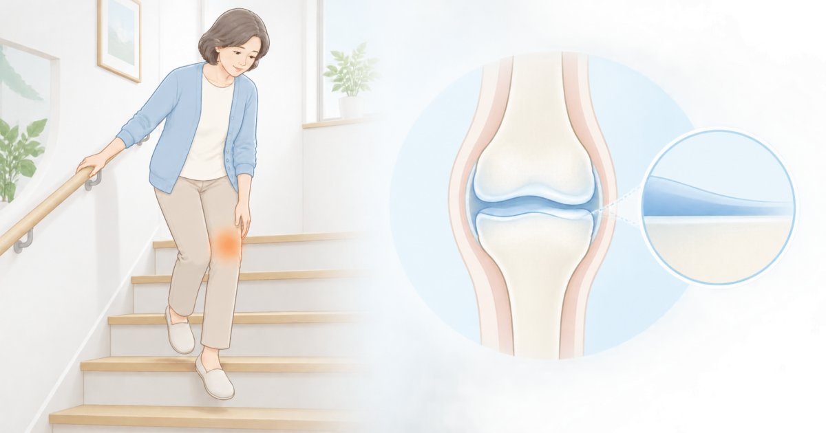 正座や階段で膝が痛む方へ|変形性膝関節症の原因と進行段階